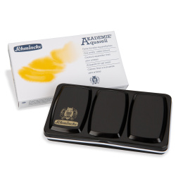  Akademie Aquarell Half Pans 12-Set in the group Art Supplies / Artist colours / Watercolor Paint / Watercolor pans at Pen Store (137800)