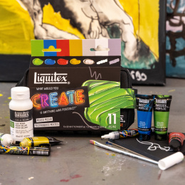 Acrylic paint Basics Mixed Media Set 5x22 ml in the group Art Supplies / Artist colours / Acrylic Paint at Pen Store (137827)