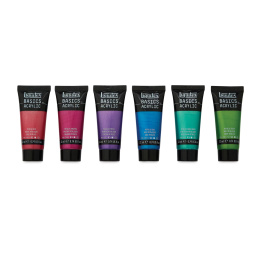 Acrylic Paint Basics Metallic Set 6x22 ml in the group Art Supplies / Artist colours / Acrylic Paint at Pen Store (137836)