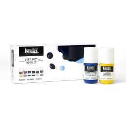 Acrylic paint Soft Body Mixing Set 6x22 ml in the group Art Supplies / Artist colours / Acrylic Paint at Pen Store (137837)