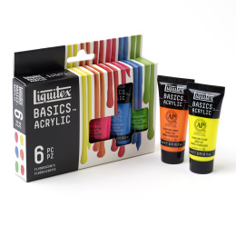 Acrylic paint Fluorescent Set Tubes 6x22 ml in the group Art Supplies / Artist colours / Acrylic Paint at Pen Store (137839)