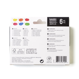 Acrylic paint Fluorescent Set Tubes 6x22 ml in the group Art Supplies / Artist colours / Acrylic Paint at Pen Store (137839)