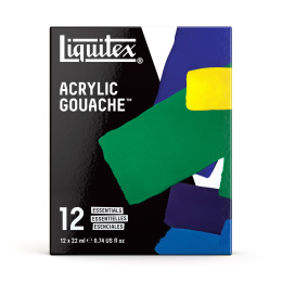 Gouache Paint Essentials Set 12x22 ml in the group Art Supplies / Artist colours /  Gouache at Pen Store (137841)