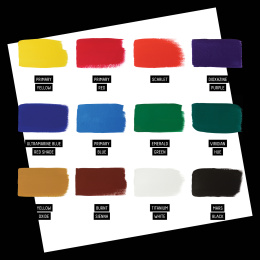 Gouache Paint Essentials Set 12x22 ml in the group Art Supplies / Artist colours /  Gouache at Pen Store (137841)