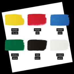 Gouache Paint Primaries Set 6x59 ml in the group Art Supplies / Artist colours /  Gouache at Pen Store (137843)