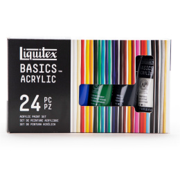 Basics Acrylic Paint Set 24x22 ml in the group Art Supplies / Artist colours / Acrylic Paint at Pen Store (137849)