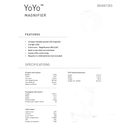 YoYo Magnifier Sage Green in the group Hobby & Creativity / Hobby Accessories / Artist Lamps at Pen Store (137930)
