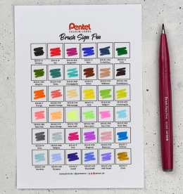 Fude Touch Brush Sign Pen 36-set in the group Pens / Artist Pens / Brush Pens at Pen Store (137956)