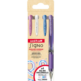 Signo Broad Um-153 Gel 4-piece set No2 in the group Pens / Writing / Gel Pens at Pen Store (137978)