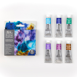 Professional Watercolour 5 ml Tubes Granualation 6-set in the group Art Supplies / Artist colours / Watercolor Paint / Watercolor in tube at Pen Store (138001)
