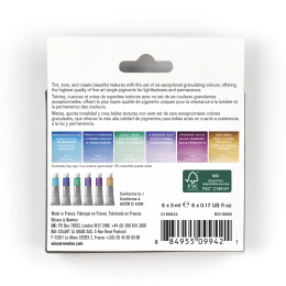 Professional Watercolour 5 ml Tubes Granualation 6-set in the group Art Supplies / Artist colours / Watercolor Paint / Watercolor in tube at Pen Store (138001)