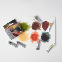 Professional Watercolour 5 ml Tubes Rich Earth 6-set in the group Art Supplies / Artist colours / Watercolor Paint / Watercolor in tube at Pen Store (138002)