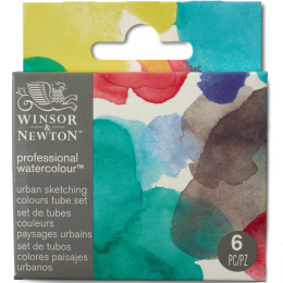 Professional Watercolour 5 ml Tubes Urban Set of 6 in the group Art Supplies / Artist colours / Watercolor Paint / Watercolor in tube at Pen Store (138005)