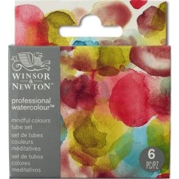 Professional Watercolour 5 ml Tubes Mindful Set of 6 in the group Art Supplies / Artist colours / Watercolor Paint / Watercolor in tube at Pen Store (138006)