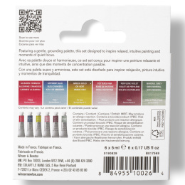Professional Watercolour 5 ml Tubes Mindful Set of 6 in the group Art Supplies / Artist colours / Watercolor Paint / Watercolor in tube at Pen Store (138006)