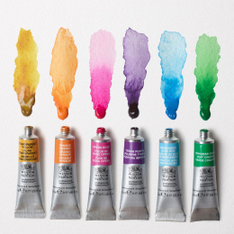 Professional Watercolour 5 ml Tubes Vibrant Set of 6 in the group Art Supplies / Artist colours / Watercolor Paint / Watercolor in tube at Pen Store (138007)