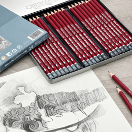 Cleos Fine Art Graphite 24-set in the group Art Supplies / Crayons & Graphite / Graphite & Pencils at Pen Store (138023)
