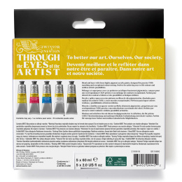 Galeria Acrylic paint 5x60ml Process set in the group Art Supplies / Artist colours / Acrylic Paint at Pen Store (138041)