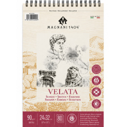 Sketchpad Spiral Velata 90g 24x32 cm in the group Paper & Pads / Artist Pads & Paper / Drawing & Sketch Pads at Pen Store (138044)