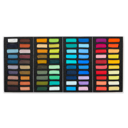 Soft Pastel à l'écu Half Stick Set of 80 in the group Art Supplies / Crayons & Graphite / Pastel Crayons at Pen Store (138072)