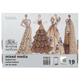 Mixed Media Fashion Set 19-piece in the group Pens / Artist Pens / Illustration Markers at Pen Store (138078)