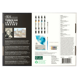 Mixed Media Urban Sketching Set 16-piece in the group Pens / Artist Pens / Illustration Markers at Pen Store (138079)