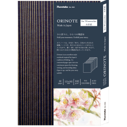 Orinote Watercolor Book Navy in the group Paper & Pads / Artist Pads & Paper / Watercolor Pads at Pen Store (138157)