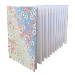 Notebook Goshuincho Blue Flower in the group Paper & Pads / Artist Pads & Paper / Sketchbooks at Pen Store (138160)