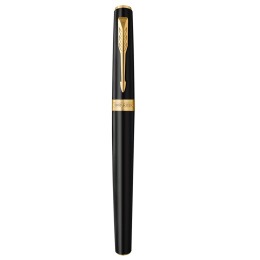 Meridian Matte Black/Chrome Fountain Pen  in the group Pens / Fine Writing / Fountain Pens at Pen Store (138295_r)
