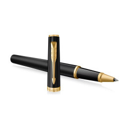 Meridian Matte Black/Gold Rollerball in the group Pens / Fine Writing / Rollerball Pens at Pen Store (138301)