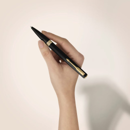 Meridian Matte Black/Gold Ballpoint in the group Pens / Fine Writing / Ballpoint Pens at Pen Store (138302)