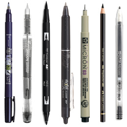 Sample kit Black in the group Selected / Sample kits at Pen Store (sample03_set)
