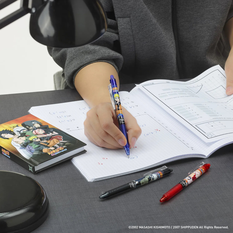 PILOT FriXion FR7 Ball - Naruto Shippuden - Stylo Roller Effaçable